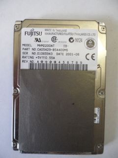 Fujitsu Laptop Hard Drive Model MHM2200AT
