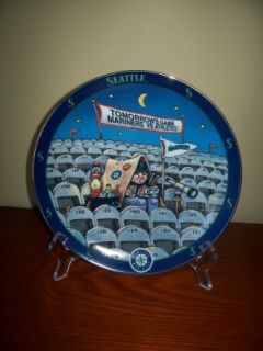 Seattle Mariners Danbury Mint Fan Camps Out Plate
