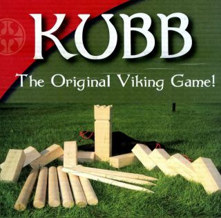 Kubb Original Viking Chess Game Lawn Kubbe Outdoor Fun