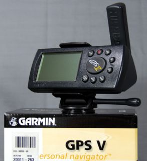 Garmin GPS V Personal Navigator in Original Box with Accessories and