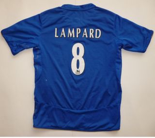 Chelsea FC Lampard shirt Large Boys 152 LB jersey Umbro 2005 centenary