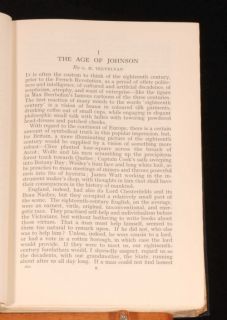 1933 Dr Johnsons England Life Manners Social History