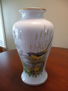 Franklin Porcelain The Spring Glen Vase Limited Edition