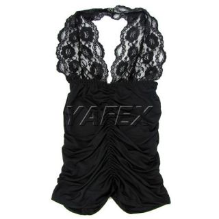  Bodysuit Lingerie Dress Backless Nighty Garter Belt G String