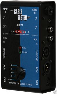 Galaxy Audio Jib Ct Jacks in The Box Cable Tester
