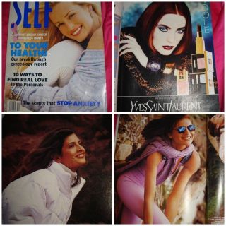Self Estelle Lefebure Gabrielle Reece Vintage Ads 1992