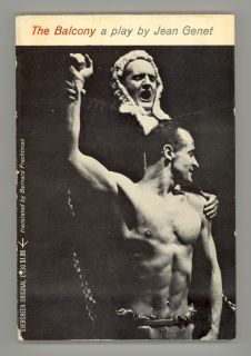 The Balcony a Play by Jean Genet Paperback Script with Photos 1960 Off