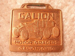 Galion Grader Steam Roller Watch Fob GAA 1