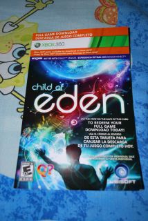 Full Game Child of Eden Download Card (Xbox 360, 2011)