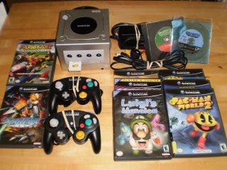 Nintendo Game Cube System Lot with 10 Games GameCube