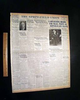  Luciano Convicted Guilty Verdict Mafia Genovese 1936 Newspaper