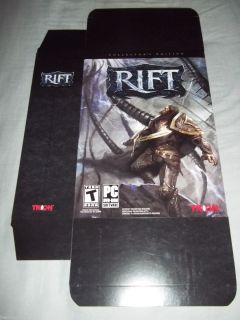  Display Box Rift Collectors Edition RARE PC Video Game Gamestop
