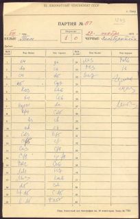Chess Score Sheet 1972 Tal Zilbertein Signed 40th Championship of USSR