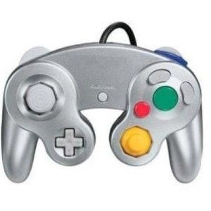 GameCube Controller Silver Wired Joystick Pad New Seal
