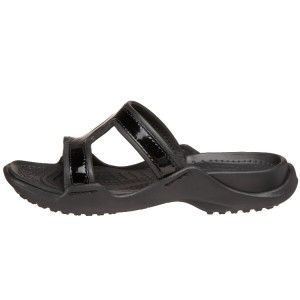nwt crocs women s freida slip on t strap black size 8