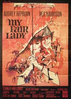 My Fair Lady 1964 Original French Grande George Cukor Audrey Hepburn