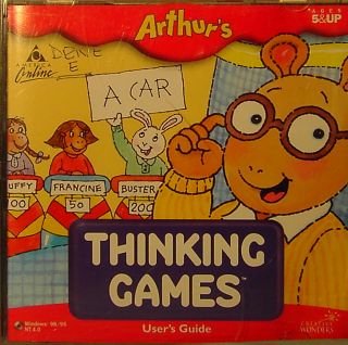 Arthurs Thinking Games PC Games 1999 Windows 98 5016488109659