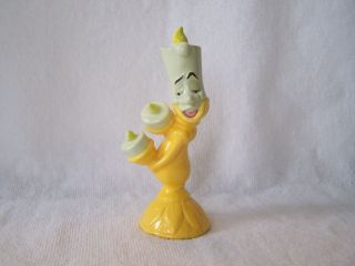 Disney Beauty & The Beast Candlestick Lumiere Ceramic Figurine   Free