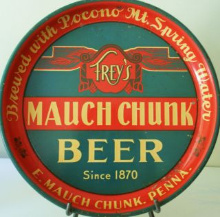 FREYS MAUCH CHUNK BEER TRAY FROM MAUCH CHUNK BREWING COMPANY