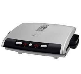George Foreman 100 Digit Silver Countertop Grill