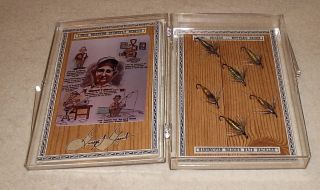 GEORGE GRANT 6 Pack of Large Western Stonefly Nymphs plus Photo
