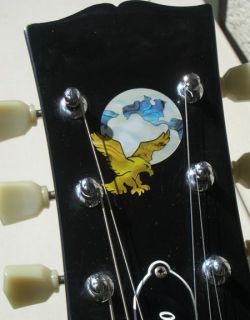 Garcias Eagle Earth Inlay Sticker Guitar Headstock