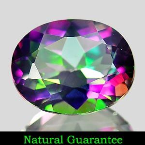 91 Ct Oval Natural Gemstone Mystic Green Topaz from Brazil