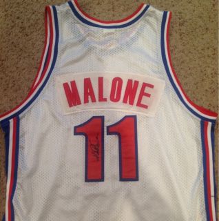 Karl Malone Autographed 1992 Olympic Game Used Jersey Dream Team W COA