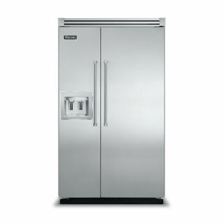  Professional 48 Stainless Built In Side by Side Refrigerator Freezer
