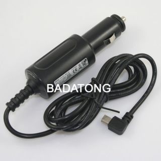 Mitac L Shape GPS Car Charger Power Cable for Garmin Nuvi 1490 200