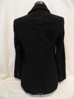 George Womens Clothing Career Suiting Blazer Jacket Black Size 10