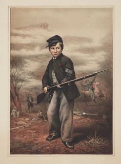 HERE YOU HAVE A BEAUTIFUL REPRODUCTION POSTER OF UNION SOLDIER DRUMMER