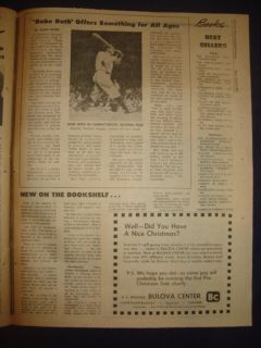 291105CQ TV George Gershwin Babe Ruth July 9 1967 Newspaper Magazine 7