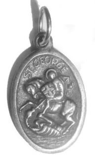 Saint George Medal Slaying The Dragon San Jorge Medalla
