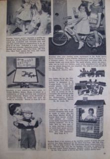 1953 Vintage Toy Preview BMC Pedal Car Tractor w Cart Smokey Bear