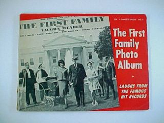 1963 The First Family Photo Album Pres John JFK Kenney Humor Tradebook