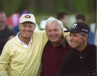 Jack Nicklaus Arnold Palmer Gary Player PGA Golf Photo