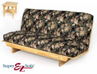 super ez futon sofa bed living room pkg w end table buy a couch and