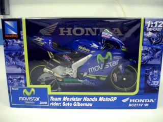  Ray 1 12 Diecast Movistar Honda RC211V 15 Sete Gibernau MotoGP