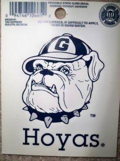  Georgetown Hoyas Window Decal Cling New