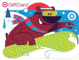  Snowboarding Bear Holiday Winter 2010 Gift Card Collectible