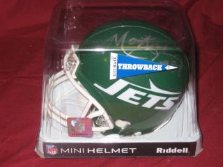 Mark Gastineau NY Jets Sack Exchange Autographed Authenticated Mini