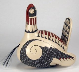 Mata Ortiz Pottery by Gerardo Tena Turkey Effigy