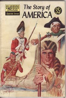 1956 Classics Illustrated 132A The Story of America