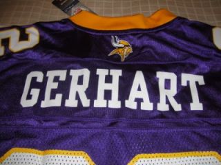 Minnesota Vikings 32 Toby Gerhart NFL Replica Home Jersey Mens XL New