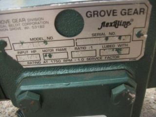 Grove Gear Reducer Flexaline Mod BMQ213 2 Gear Box Gearbox