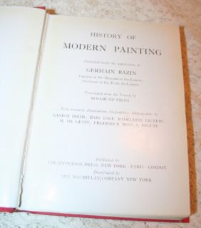 History of Modern Painting Germain Bazin Louvre Curator