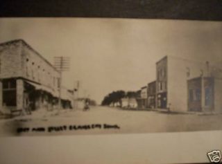 1908 RPPC Postcard Main Street Gilmore City Iowa IA