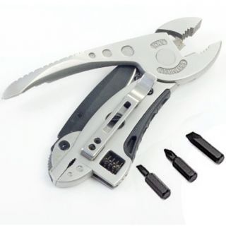  Adjustable Wrench Jaw Screwdriver Pliers Knife Survival Gear