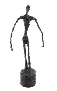  Art Bronze Sculpture Falling Man A Tribute to Giacometti